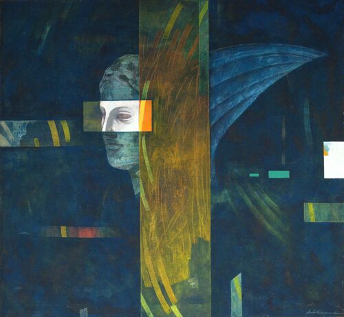Adámek Miroslav - "Tíha" 83 X 89 cm Adámek Miroslav - "Tíha" 83 X 89 cm