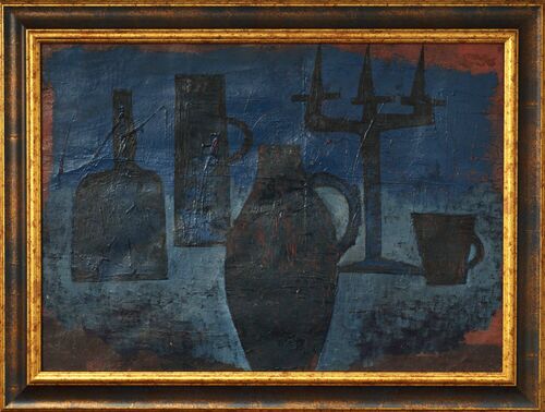 Fleger Jiří - "Tmavé nádoby" 36 x 49 cm