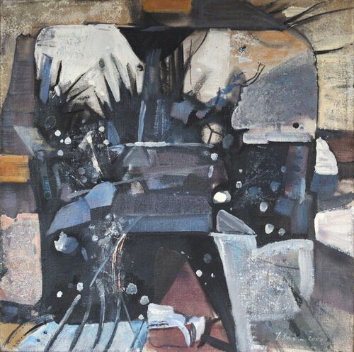 Saska Josef - "Kompozice" 70 x 70 cm
