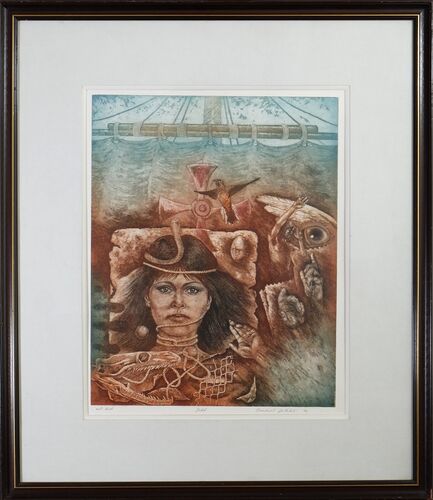 František Zábranský - "Dotek" 46 x 36 cm