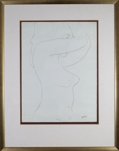 Janeček Ota - "Dívčí Akt" 60 x 41,5 cm Janeček Ota - "Dívčí Akt" 60 x 41,5 cm
